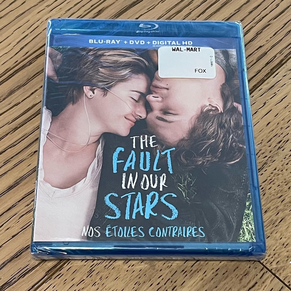 The Fault in Our Stars 2012 Blu-Ray + DVD + Digital HD Factory Sealed